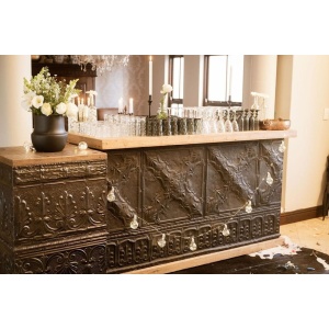 Bar Counter (Reclaimed Ceiling) - Black