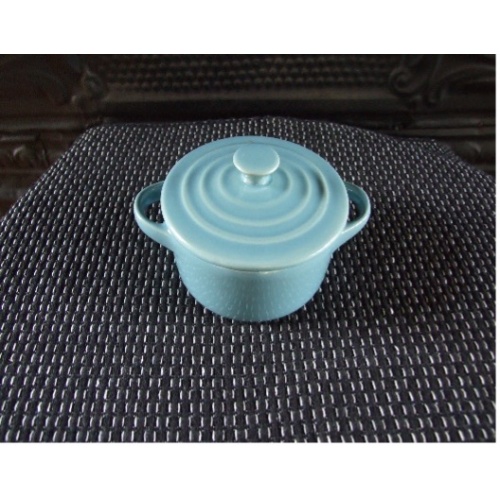 Round Casseroles Blue